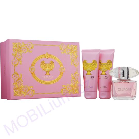Versace Bright Crystal EDT 50 ml + tělové mléko 50 ml + sprchový gel 50 ml dárková sada