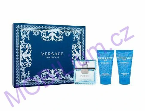Versace Man Eau Fraiche EDT 50 ml + sprchový gel 50 ml + balzám po holení 50 ml dárková sada