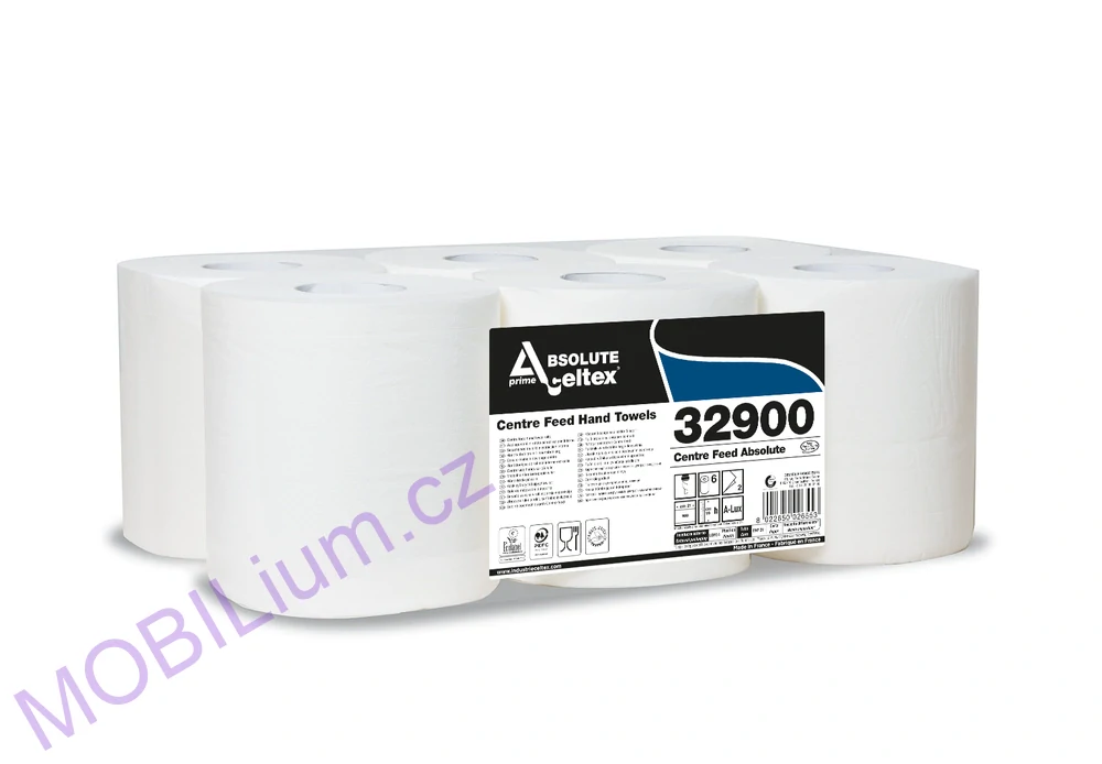 Celtex Maxi papírové ručníky, 2 vrstvé, 6 rolí, 189 m návin, 32900