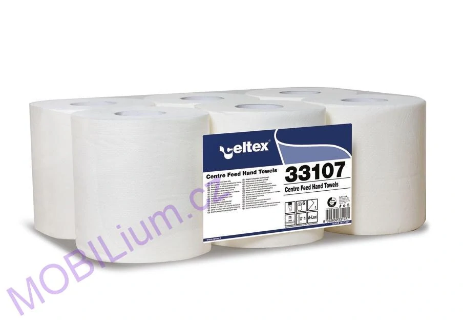 Celtex papírové ručníky, 1 vrstvé, 6 rolí, 300 m návin, 33107