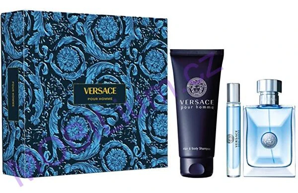 Versace Pour Homme EDT 100 ml + EDT 10 ml + sprchový gel 150 ml dárková sada