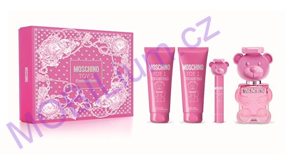 Moschino Toy 2 Bubble Gum - EDT 100 ml + tělové mléko 100 ml + sprchový gel 100 ml + EDT 10 ml