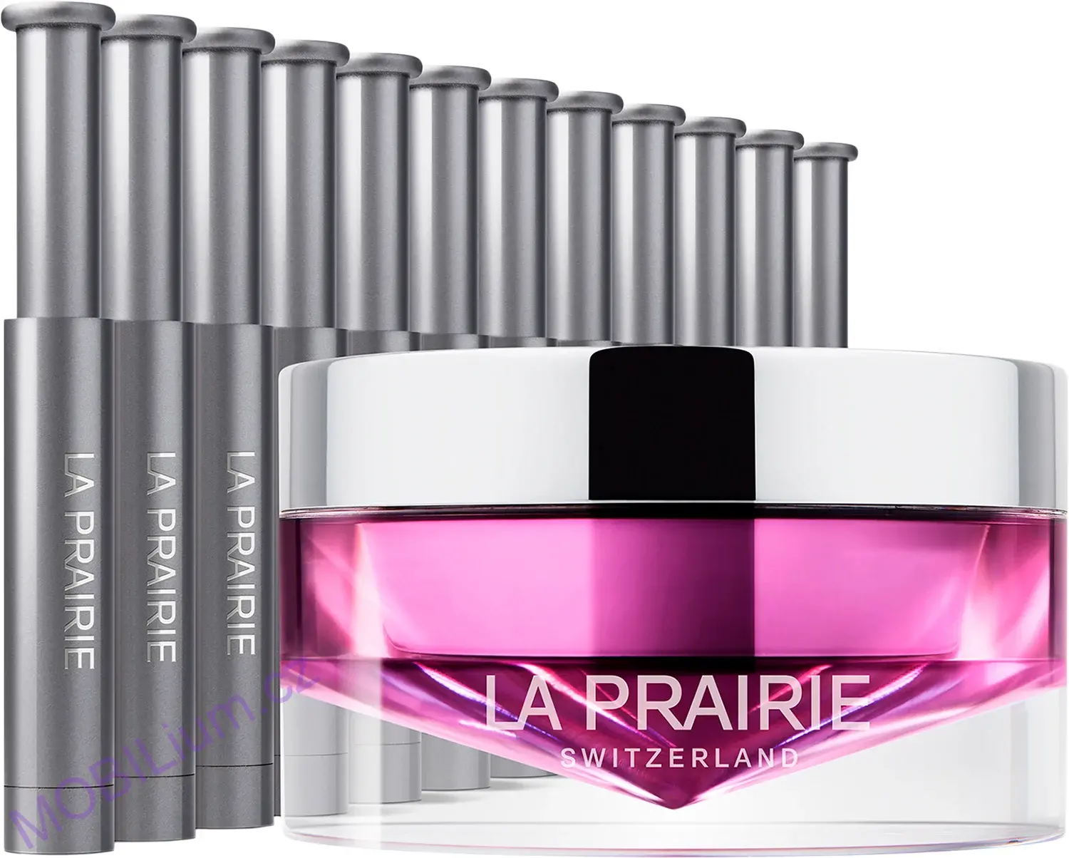 La Prairie Platinum Rare Haute-Rejuvenation Mask dvoufázová noční péče pro obnovu pleťových buněk 20 ml + 12 x 0,7 ml