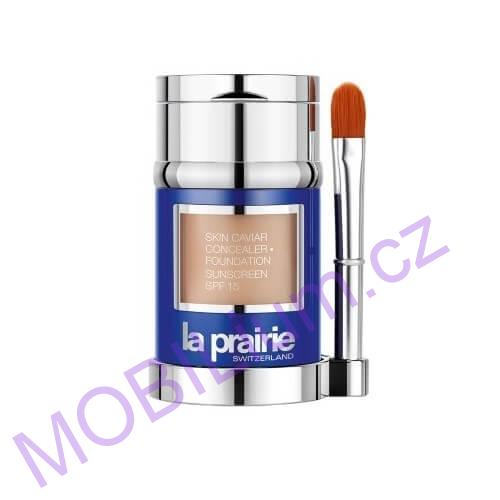 La Prairie Luxusní tekutý make-up s korektorem SPF 15 (Skin Caviar Concealer Foundation) 30 ml + 2 g Sunset Beige