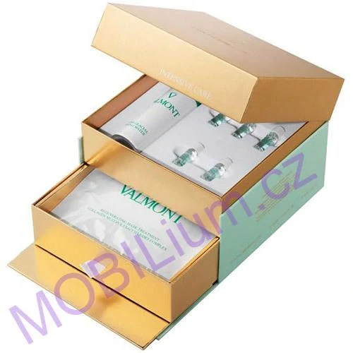 VALMONT Regenerating Mask Treatment - Sada kolagenových masek, 5 masek + 60 ml