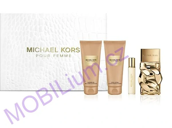 Michael Kors Pour Femme Michael Kors Pour Femme EDP 100 ml + sprchový a koupelový gel 100 ml + tělové mléko 100 ml + cestovní sprej 10 ml