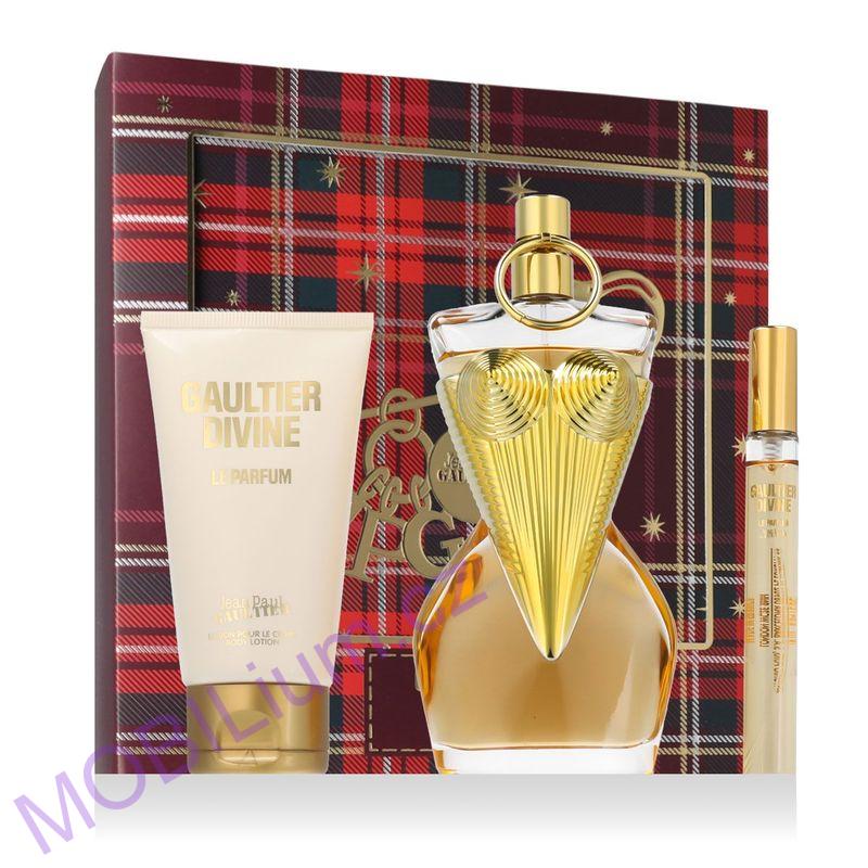 Jean Paul Gaultier DIVINE Le Parfum sada 100 ml + 10 ml + 75 ml tělové mléko