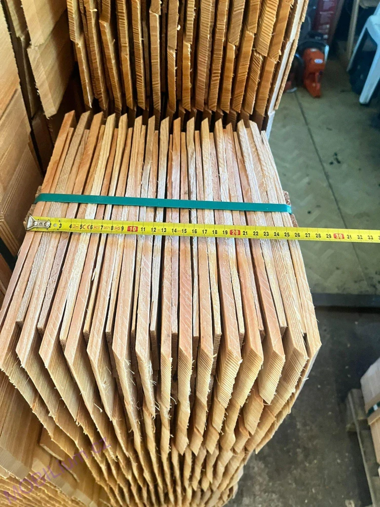 Alpský modřínový šindel délka 30 cm