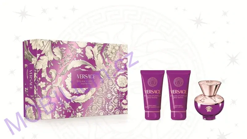 Versace Dylan Purple - EDP 50 ml + sprchový gel 50 ml + tělové mléko 50 ml