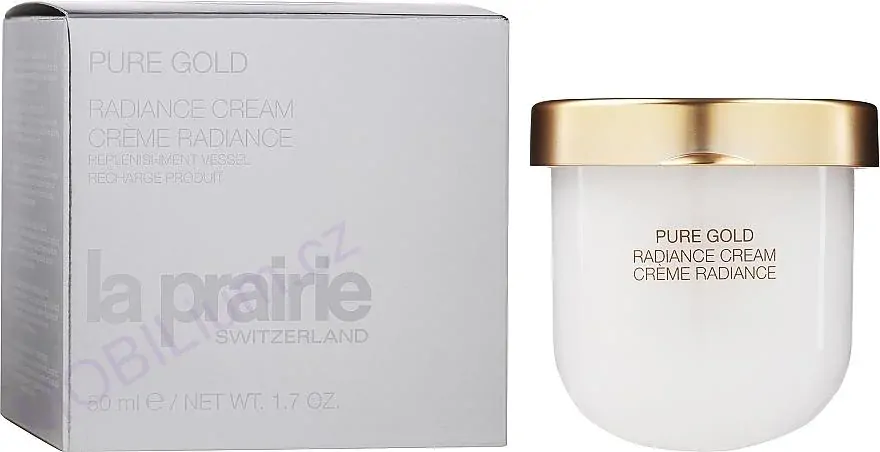 La Prairie Náhradní náplň do hydratačního a rozjasňujícího krému pro zralou pleť Pure Gold Radiance (Cream Refill) 50 ml