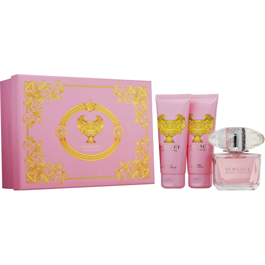 Versace Bright Crystal EDT 50 ml + tělové mléko 50 ml + sprchový gel 50 ml dárková sada