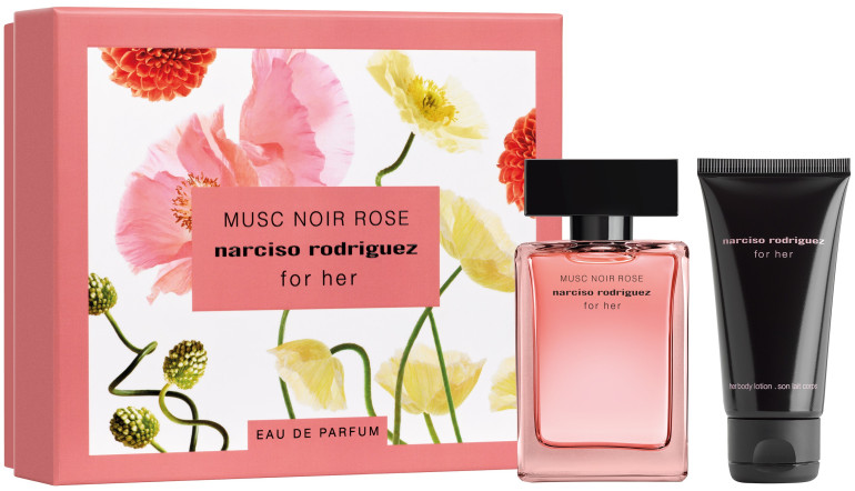 Narciso Rodriguez Musc Noir Rose For Her EDP 50 ml + tělové mléko 50 ml