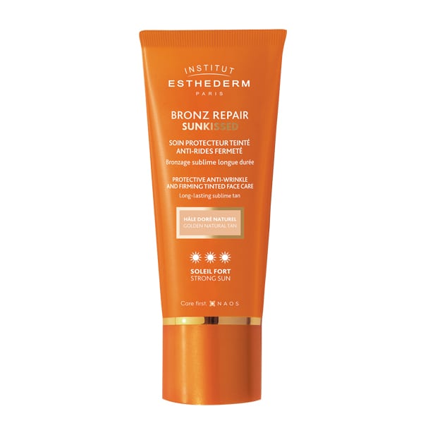Institut Esthederm Bronz Repair zpevňující protivráskový krém na obličej s vysokou UV ochranou 50 ml