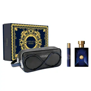 Versace Pour Homme Dylan Blue EDT 100 ml + EDT 10 ml + kosmetická taštička dárková sada