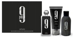 Afnan 9pm : EDP 100 ml + sprchový gel 150 ml + deodorant 150 ml pro muže