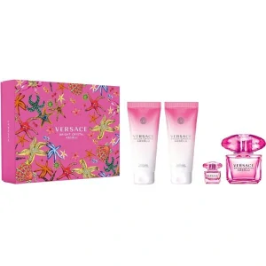 Versace Bright Crystal Absolu parfémovaná voda 90 ml + parfémovaná voda 5 ml + tělové mléko 100 ml + sprchový gel 100 ml