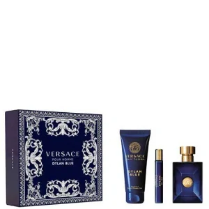Versace Pour Homme Dylan Blue EDT 100 ml + EDT 10 ml + sprchový gel 150 ml dárková sada