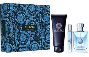 Versace Pour Homme EDT 100 ml + EDT 10 ml + sprchový gel 150 ml dárková sada