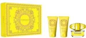 Versace Yellow Diamond EDT W EDT 50 ml + tělové mléko 50 ml + sprchový gel 50 ml dárková sada