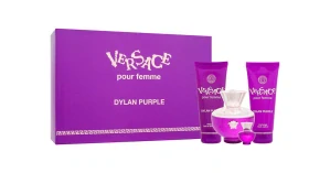 Versace Dylan Purple Woman EDP 100 ml + tělové mléko 100 ml + sprchový gel 100 ml + EDP 5 ml dárková sada