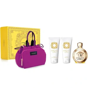 Versace Eros Pour Femme EDP 100 ml + tělové mléko 100 ml + sprchový gel 100 ml + kabelka dárková sada