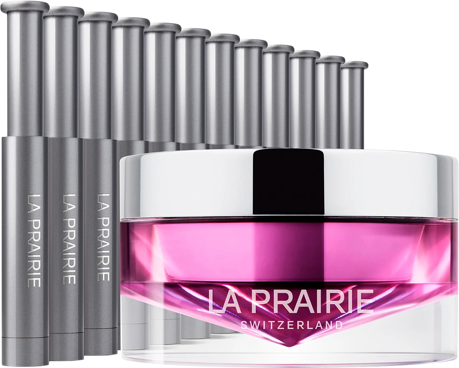 La Prairie Platinum Rare Haute-Rejuvenation Mask dvoufázová noční péče pro obnovu pleťových buněk 20 ml + 12 x 0,7 ml