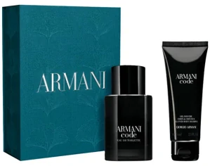 Armani Code Armani Code toaletní voda plnitelná 50 ml + Armani Code parfémovaný sprchový gel 75 ml