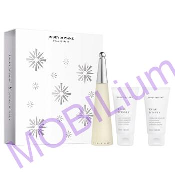 Issey Miyake L'Eau D'Issey EDT 50 ml + 50 ml tělové mléko + 50 ml sprchový krém dárková sada