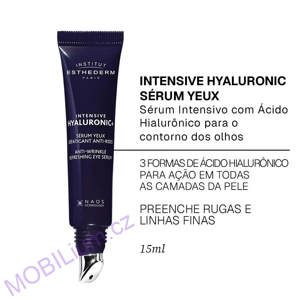 Institut Esthederm Intensive Hyaluronic+ Anti-Wrinkle Refreshing Eye Serum hydatační protivráskové oční sérum 15 ml