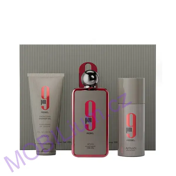 Afnan 9 PM Afnan 9 PM Rebel EDP 100 ml + deodorant s parfemací 150 ml + sprchový gel s parfemací 150 ml